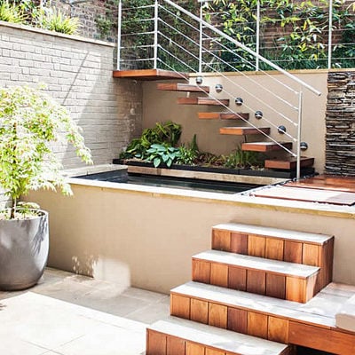 Bright patio